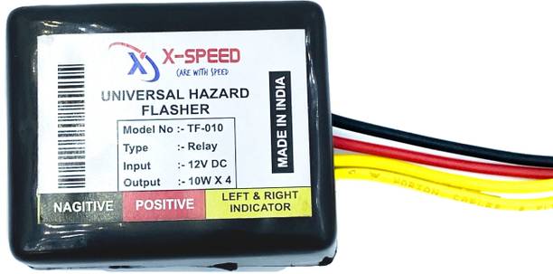 ShopGlobal Front Flasher Indicator Light for Universal For Bike