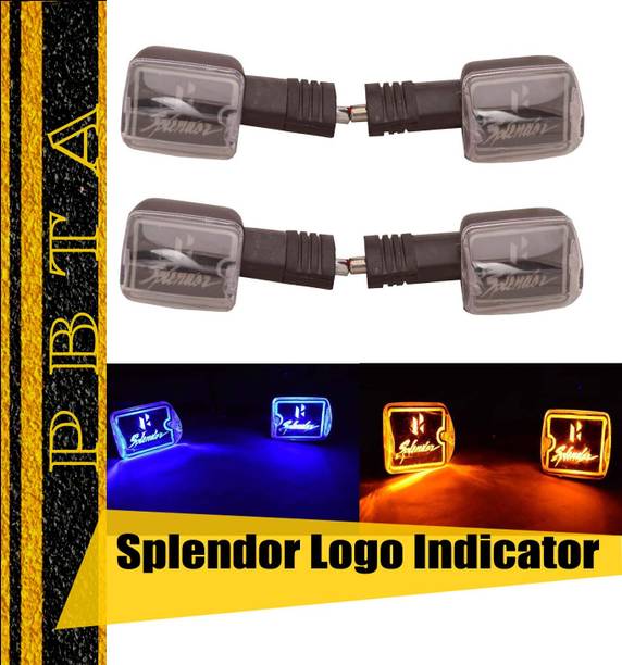 ShopGlobal Front, Rear LED Indicator Light for Honda, Hero Splendor NXG, Splender iSMART, Splendor Plus