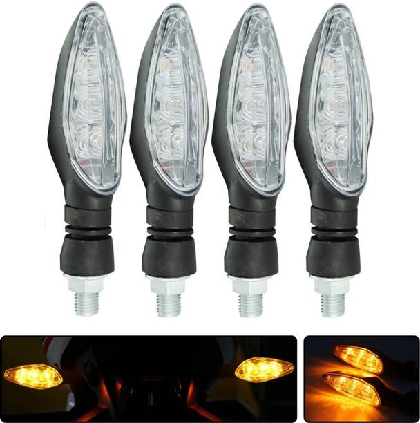 Rhtdm Front, Rear LED Indicator Light for Universal For Bike Universal For Bike