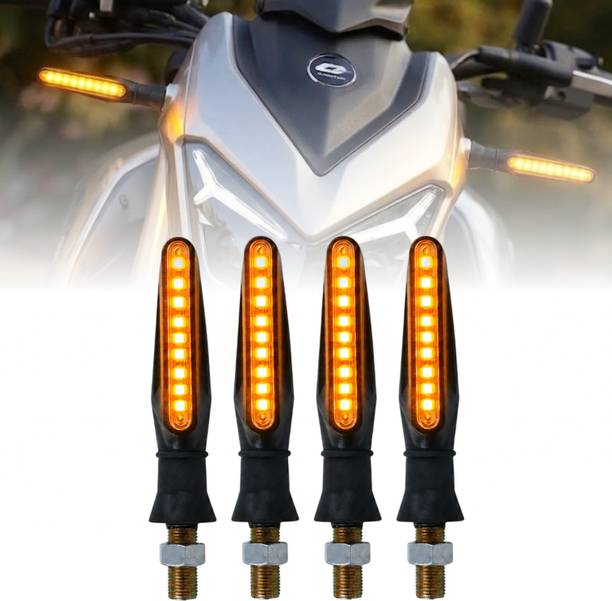 Rhtdm Front, Rear LED Indicator Light for Universal For Bike Universal For Bike