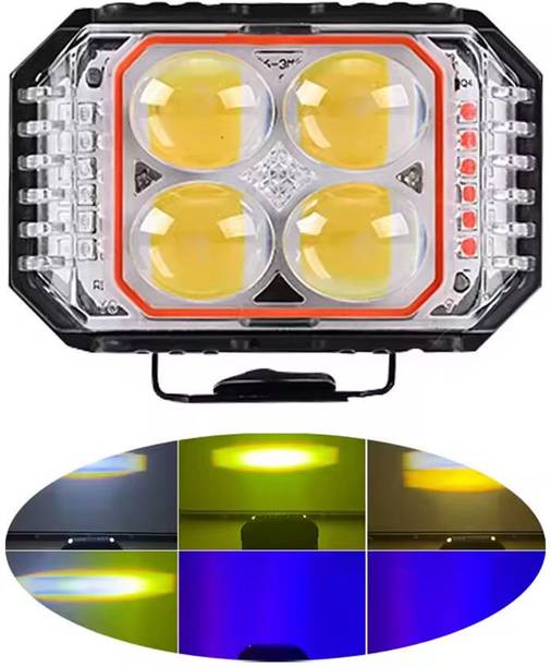 TRYFLY LED Fog Lamp Unit for Bajaj, Hero, Honda, KTM, Suzuki, TVS, Yamaha Universal For Car