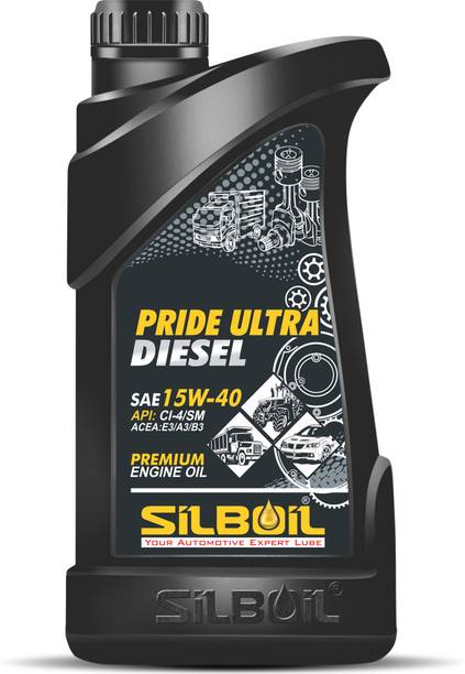 SILBOIL P1 PRIDE ULTRA DIESEL SAE 15W-40 ( API: CI-4/SM Certified ) Premium Turbo Diesel High-Mileage Engine Oil