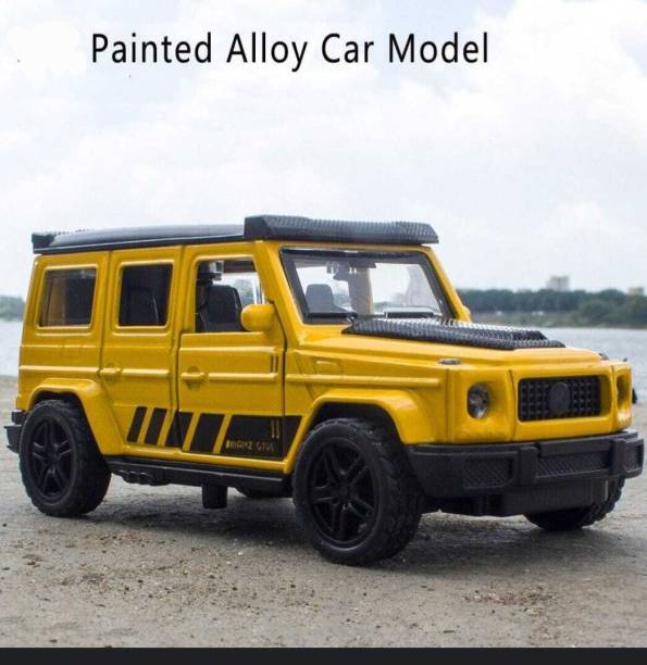 Shree Jee G WAGON AMG 700 SUV JEEP ALLOY METAL FRONT DOORS & TAILGATE OPENABLE TOY