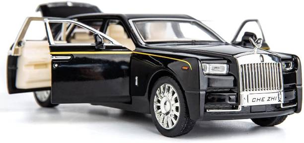 Galactic 1: 32 Scale Wheels Diecast Cars Rolls-Royce Phantom Metal model Pull Back Alloy Toys with Light and Sound Collection for Gift (Multi color)
