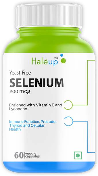 HALEUP Nutraceuticals Selenium 200mcg for Immune System,Thyroid,Prostate & Heart Health
