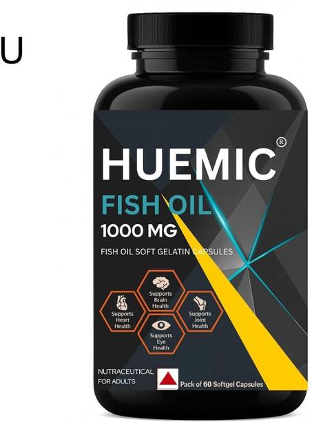 huemic Fish Oil Capsules for Hearth and Bone Health 1000mg 26