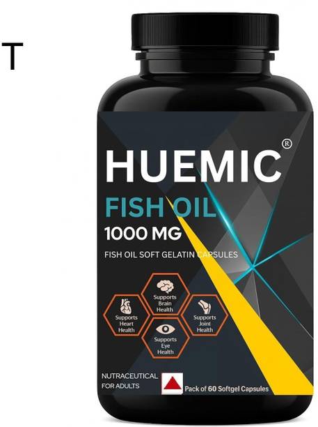 huemic Fish Oil Capsules for Hearth and Bone Health 1000mg 9