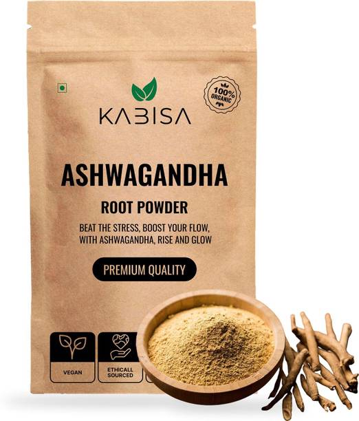 Kabisa Organic Ashwagandha Powder for Stress Relief, Anxiety Support & Immunity Booster