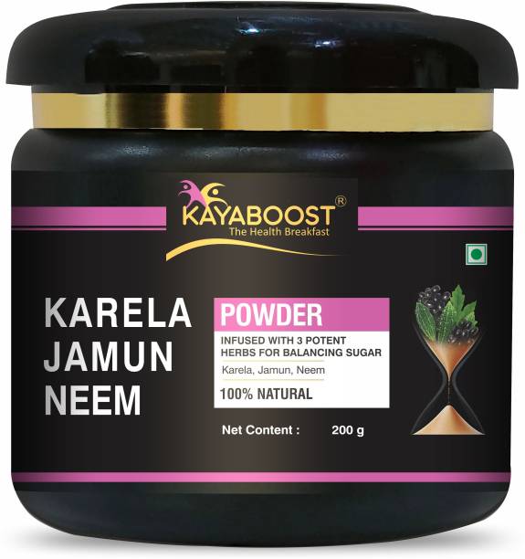 KAYABOOST Neem Karela Jamun Powder - For Maintaining Blood Sugar Levels
