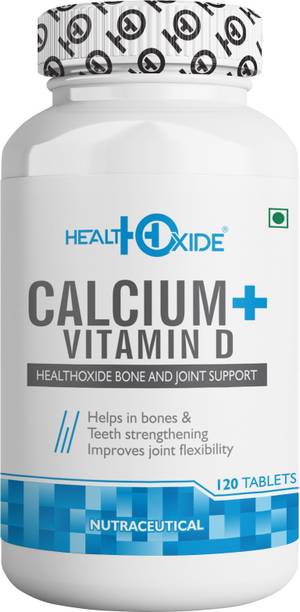 HEALTHOXIDE Calcium 625 mg + Vitamin D3 400 IU for Bone Health provides Calcium