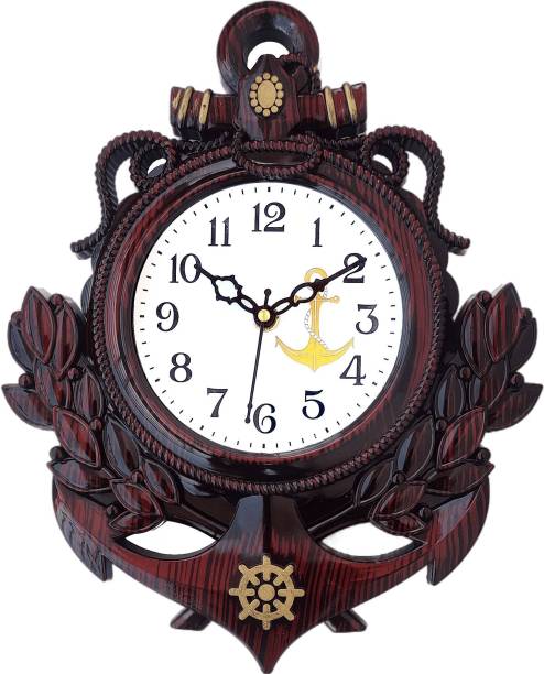 mauli Analog 31 cm X 24 cm Wall Clock