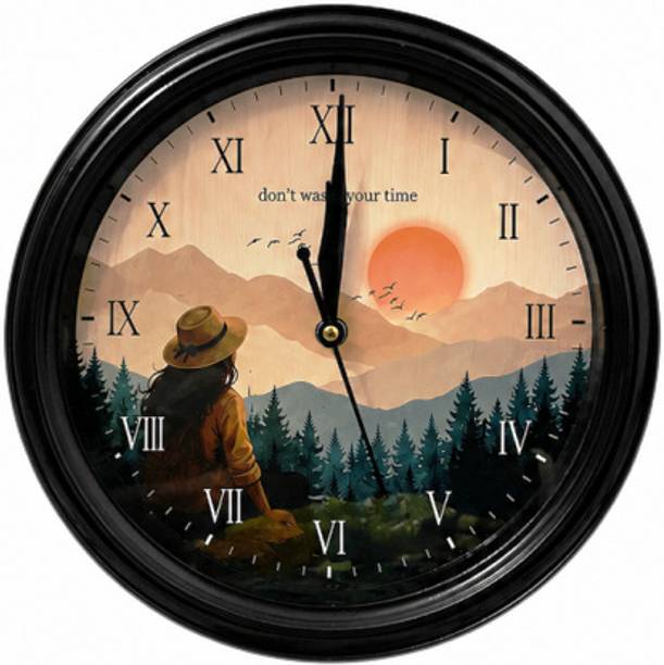 ONEAURA Digital 10 cm X 25 cm Wall Clock