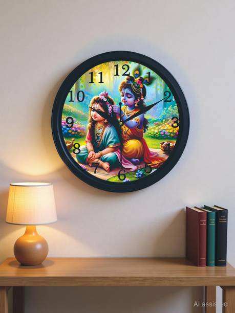 Sanwariya Crafts Analog 25 cm X 25 cm Wall Clock