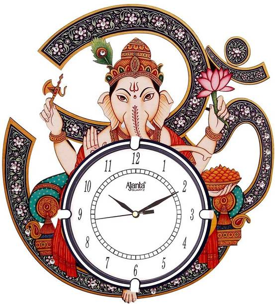 AJANTA Analog 38.4 cm X 34.4 cm Wall Clock