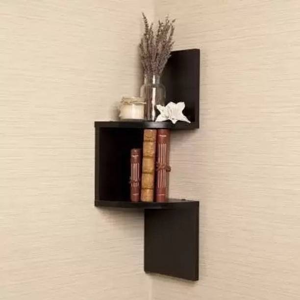 INDIAN DECOR SZY zig zag wall cornwer shelf to enhance the beauty of ytour wall MDF (Medium Density Fiber) Wall Shelf