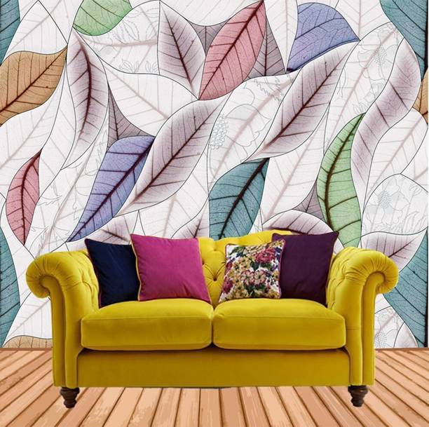 एचडी प्रिंट हाउस डेकोरेटिव बहुरंगी वॉलपेपर