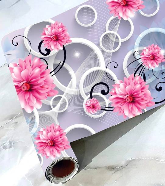 HD PRINT HOUSE 127 cm x 40 cm Waterproof Floral & Botanical Vinyl Wallpaper