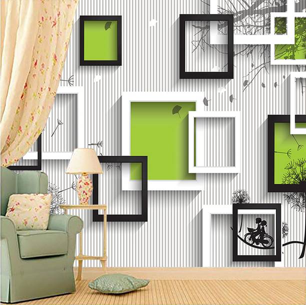 HD PRINT HOUSE Decorative Multicolor Wallpaper