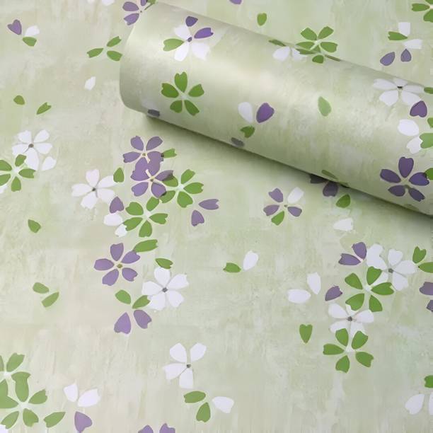 FOKRIM 200 cm 200CM-Green Leaf New Decorative Wallpaper Self Adhesive Sticker