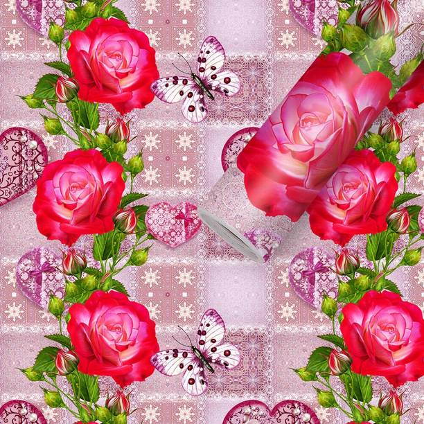 BDM Floral & Botanical Multicolor Wallpaper