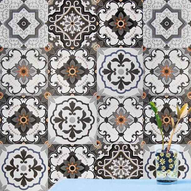 AZURE DECORS Vinyl Decorative White Wallpaper