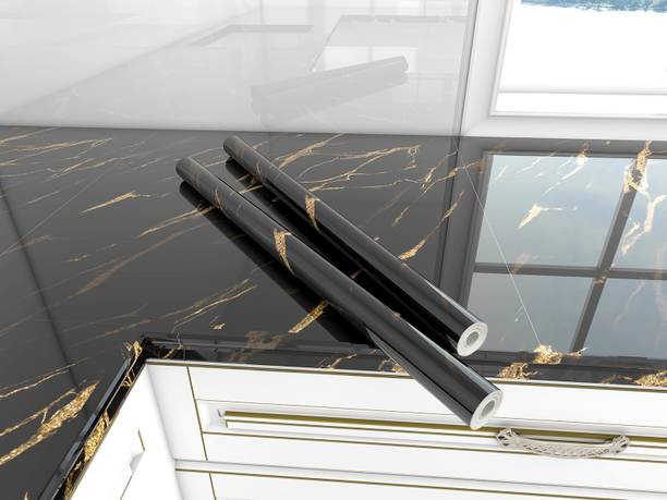 Barebeauty Vinyl Decorative Black Wallpaper