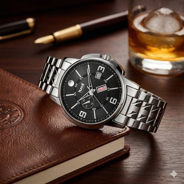 Hrrit Classic 226 Black Chain Premium Addition 226 Movado Black Chain Analog Watch  - For Men
