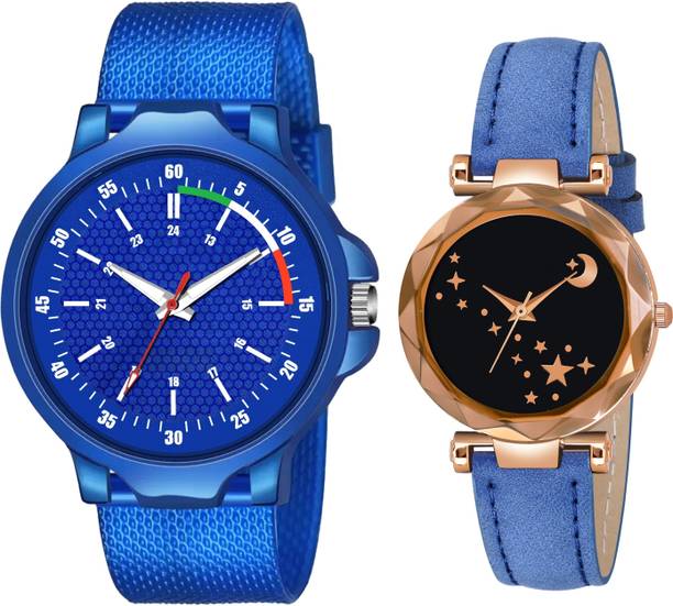 Elegant Matching Couple Analog Watch Combo for Men & Women Analog Watch  - For Couple BH-697