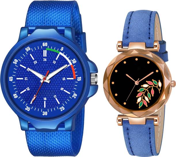 Elegant Matching Couple Analog Watch Combo for Men & Women Analog Watch  - For Couple BH-702