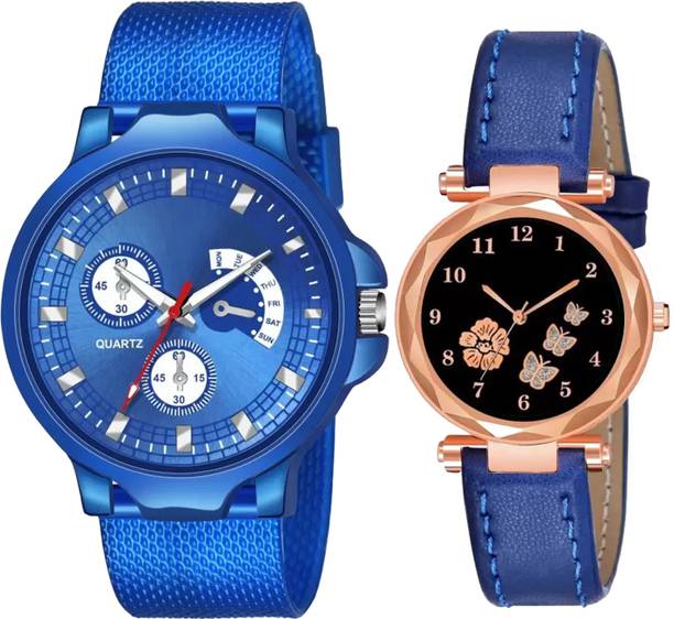 Elegant Matching Couple Analog Watch Combo for Men & Women Analog Watch  - For Couple BH-568