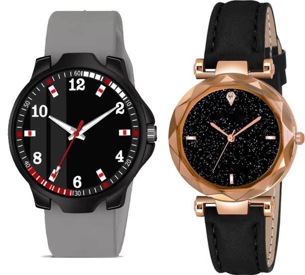 Elegant Matching Couple Analog Watch Combo for Men & Women Analog Watch  - For Couple BH-291