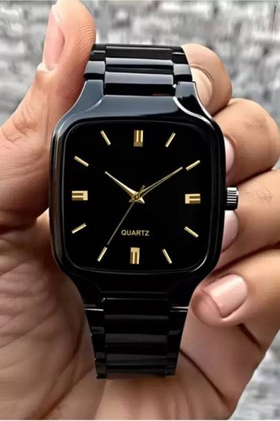 WRISTON SQVER RADO AII BLEK Stylish Analog Wrist Watches For Boy And Men Analog Watch  - For Men