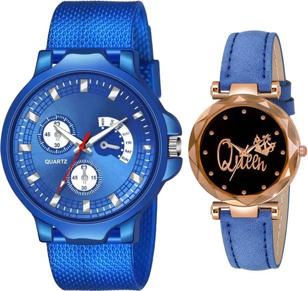 Elegant Matching Couple Analog Watch Combo for Men & Women Analog Watch  - For Couple BH-567