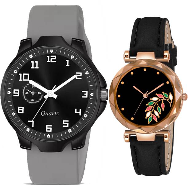Elegant Matching Couple Analog Watch Combo for Men & Women Analog Watch  - For Couple BH-462
