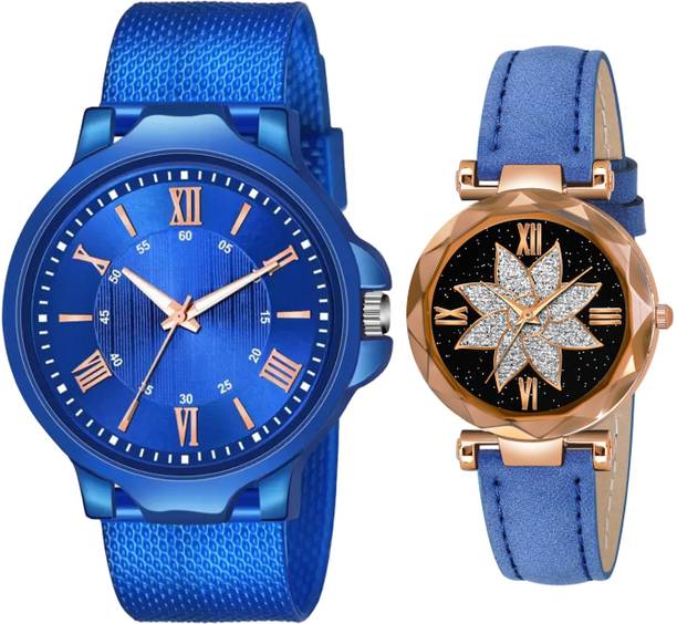 Elegant Matching Couple Analog Watch Combo for Men & Women Analog Watch  - For Couple BH-95
