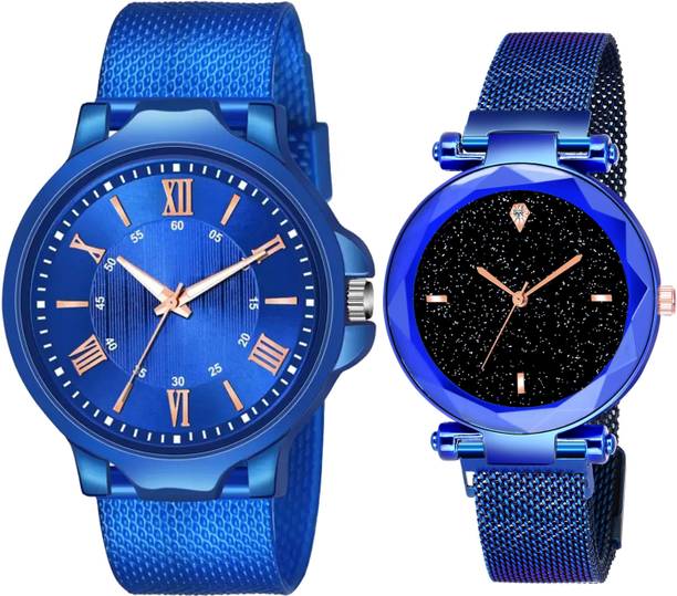 Elegant Matching Couple Analog Watch Combo for Men & Women Analog Watch  - For Couple BH-106