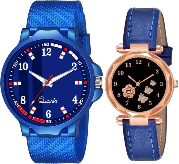 Elegant Matching Couple Analog Watch Combo for Men & Women Analog Watch  - For Couple BH-223