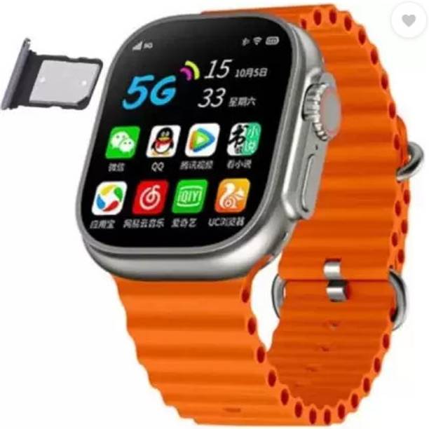 Fuziqra Amoled Large Screen with 4G Sim smartwatch Smartwatch