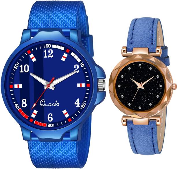 Elegant Matching Couple Analog Watch Combo for Men & Women Analog Watch  - For Couple BH-242