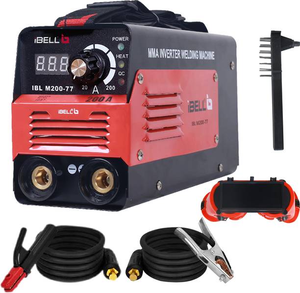 iBELL IBL M200-77BC ARC Welding Machine 200A with Hot Start,IGBT,Arc Force,Anti-Stick, Inverter Welding Machine
