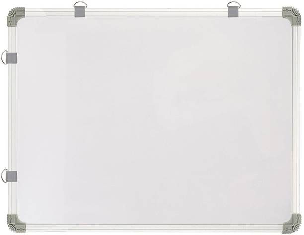 Lapmar Non Magnetic 2x3 Feet Whiteboard | Green Chalk Board Surface On Back Side | Nova Aluminium Frame Finishing | Best For Home, Office & Study Whiteboards and Duster Combos