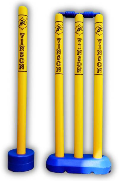 Vinsonsports Junior Cricket Stump Set 22" Durable Wicke...