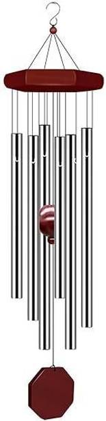 IKTRADERS Wind Chimes for Home Balcony Items 6 Pipes Hanging Bells Aluminium Windchime