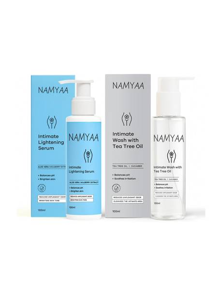 Namyaa Intimate care therapy(Intimate lightening serum+Intimate Wash-with tea tree oil) Intimate Wash