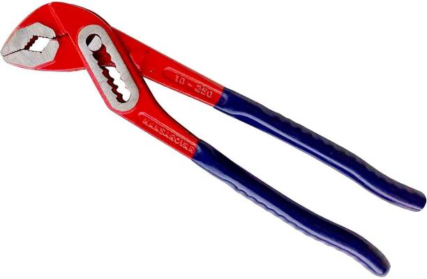 Multipurpose 10'' Steel Slim Water Joint Curve Pump Plier with Anti-Corrosion Properties for Plumbing Use Pipe Wrench