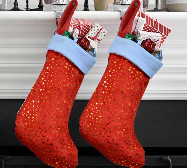ME&YOU Christmas Stocking for Décor | Hanging Stocking (Pack 2) Christmas Stocking