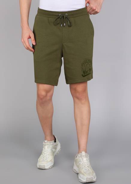 GAP Graphic Print Men Green Casual Shorts