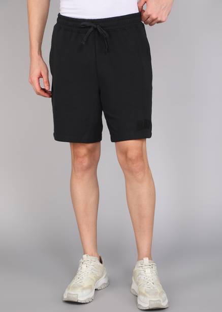 GAP Solid Men Black Cycling Shorts
