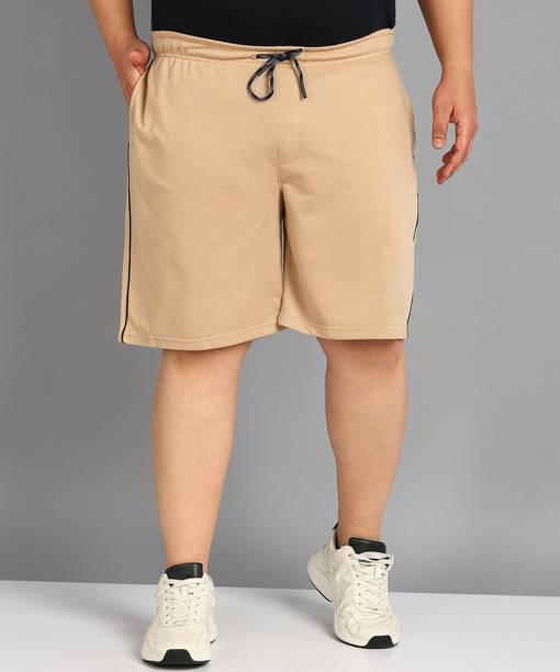 METRONAUT PLUS Solid Men Beige Casual Shorts