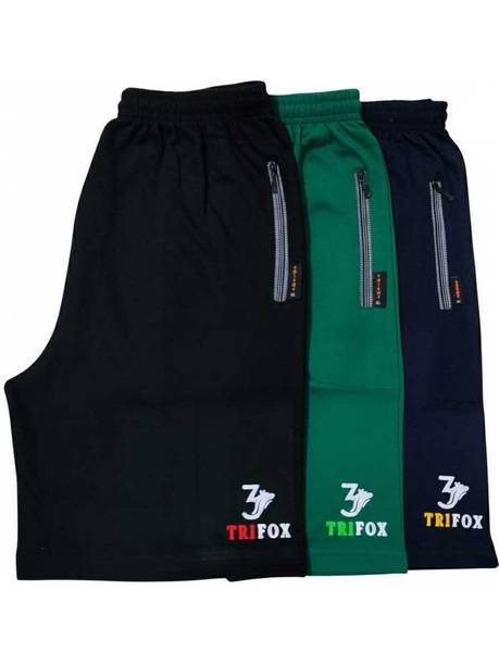 TRIFOX Solid Men Multicolor Casual Shorts